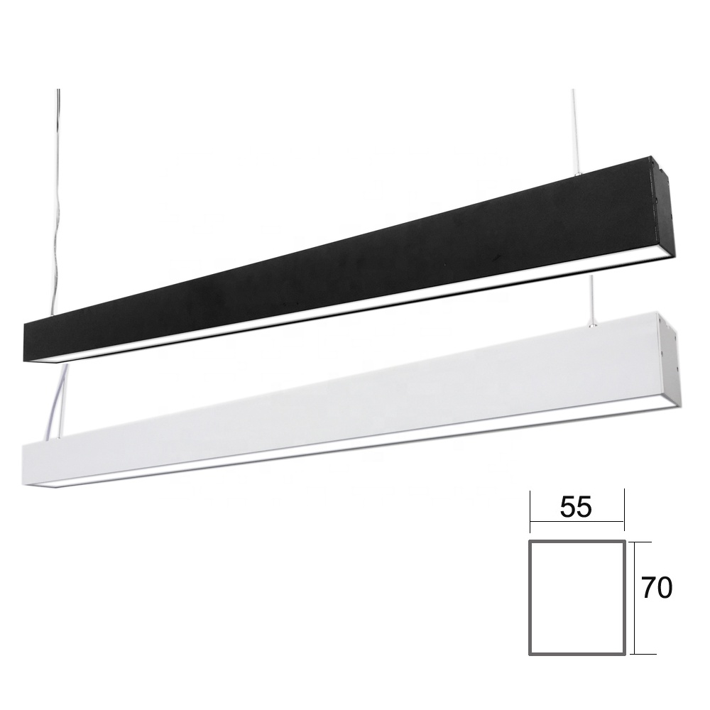 Office Lighting Line Lamp Strip Lamp Commercial Hanging Linear Light for Indoor Building Ceiling Architectural Linear Lighting