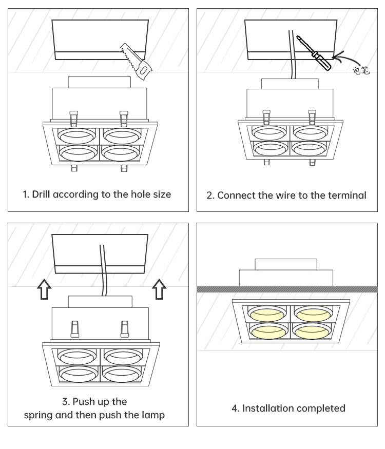 PULUOTI Recessed LED Downlight