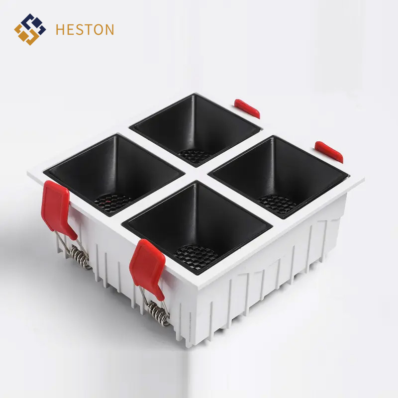 7W 4000K High Quality Anti-Glare Project Aluminium Downlight Round Square Recessed Trimless Ceiling Indoor Down Light LED COB Spotlight