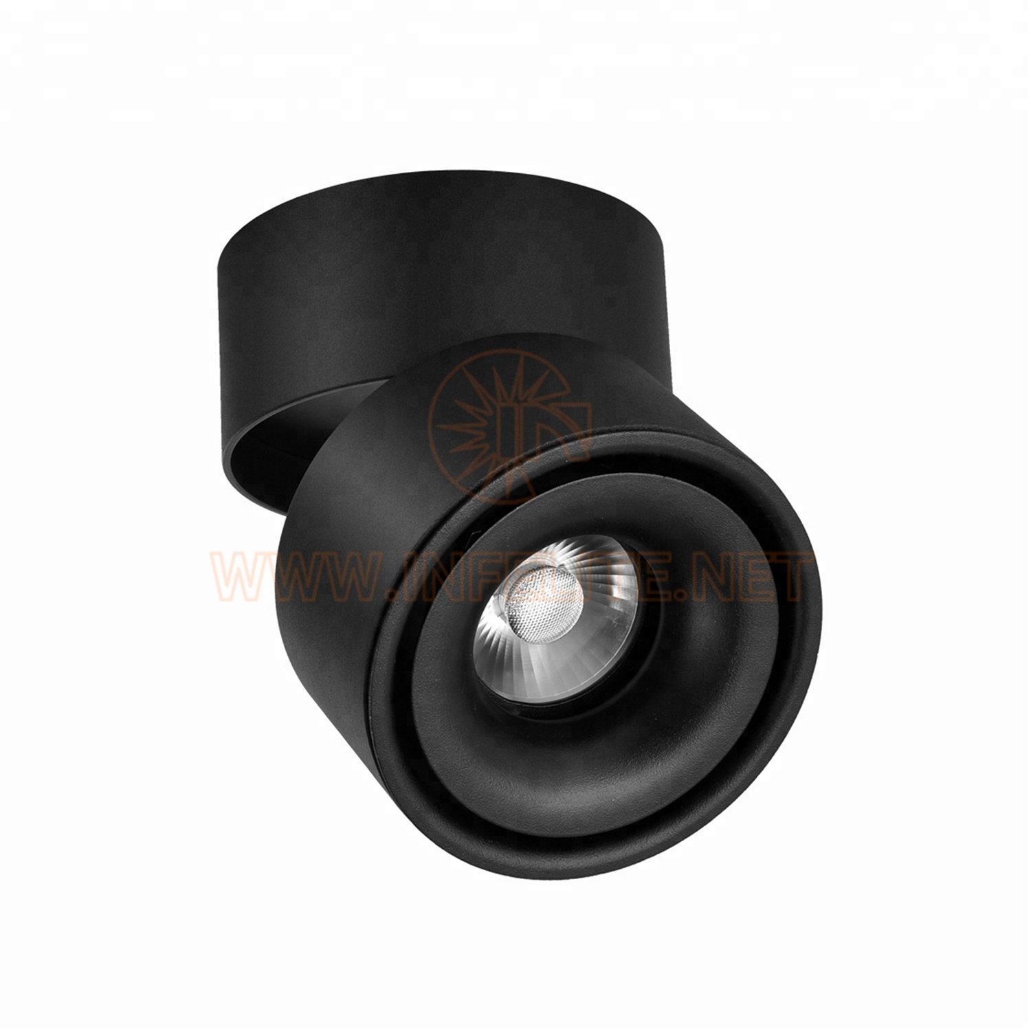 IN-TL122 Folding 360 Adjustable Store Spotlight COB 5W 7W 10W 12W 15W 20W 30W LED Track Light Surface Mounted Ceiling Downlight