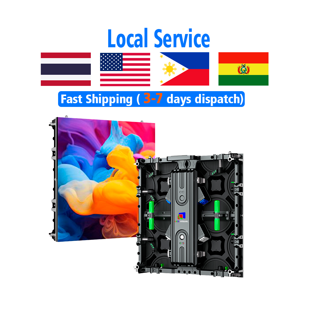 Giant Stage Background Led Video Wall Seamless Splicing P2.6 P2.9 P3.91 P4.81500x500mmRental Indoor Outdoor LED Display Screen