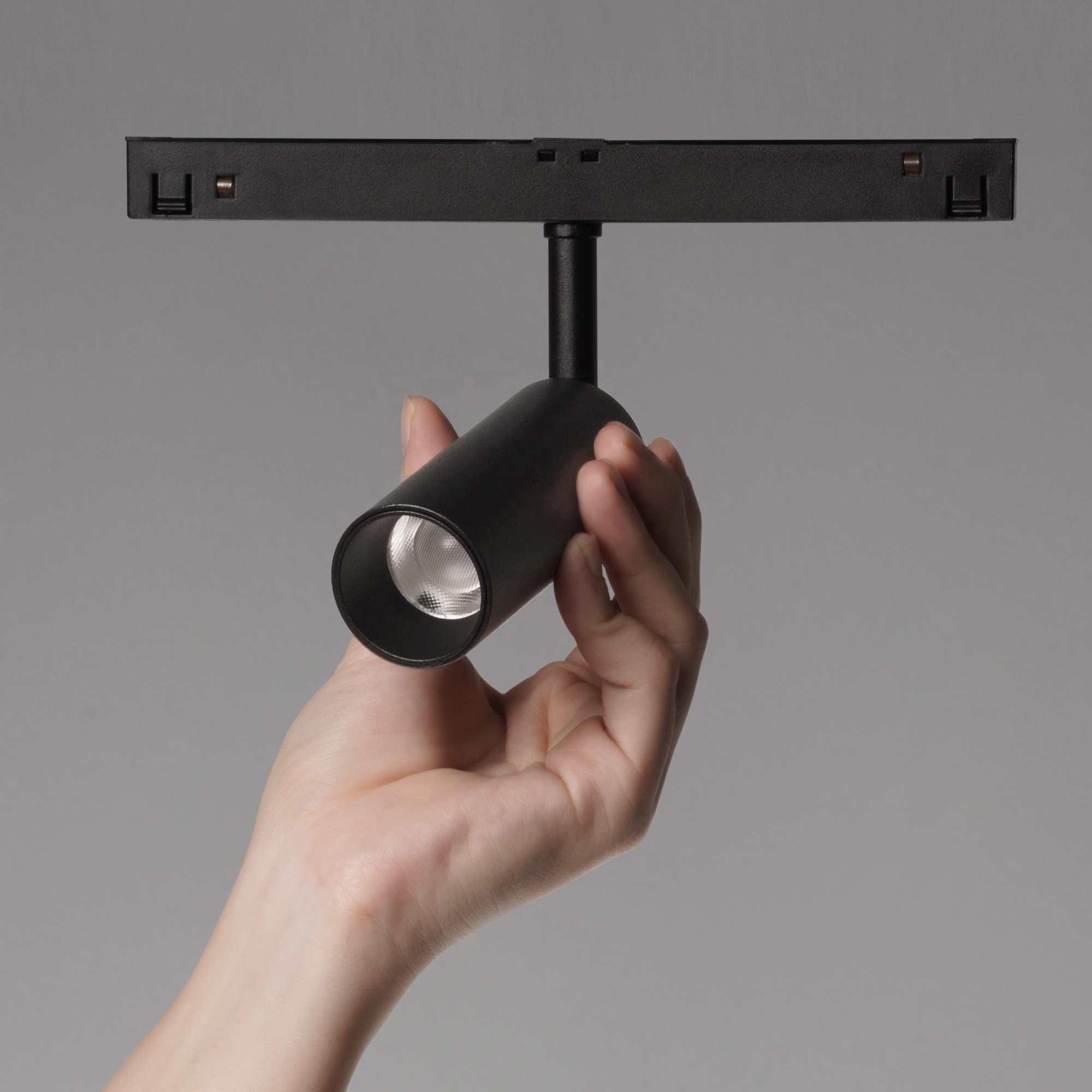 COB Magnetic Smart Dimmable LED Track Light System Aluminum for Indoor Ceiling Dc 48V 8W 12W 15W 25W Body