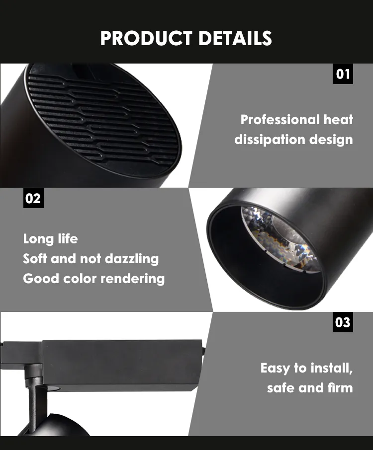 Track Spot Light Color Temperature options