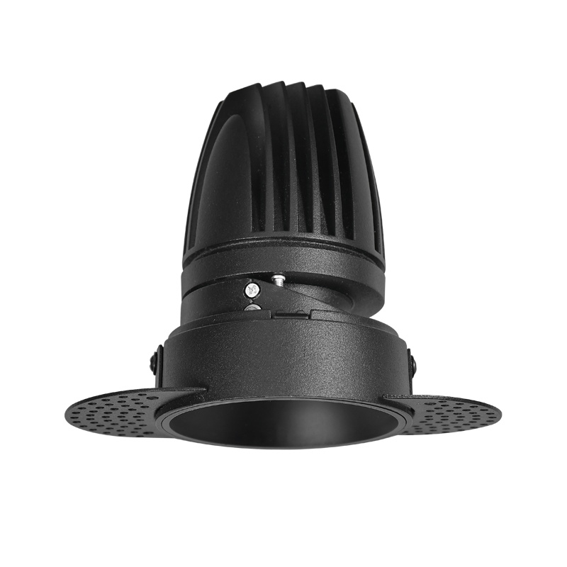 Indoor Lighting Anti Glare Adjustable 7W 9W 12W 15W COB Deep Recessed Trimless Downlight