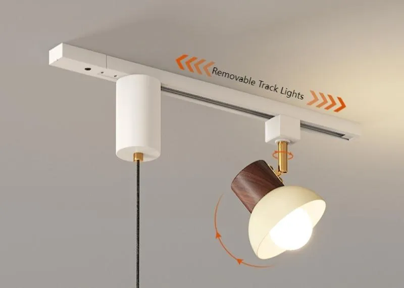 New Chinese Style Design and Decoration LED Light Magnetic System Track Light Linear Rail Pendant Light (ZY-D022)