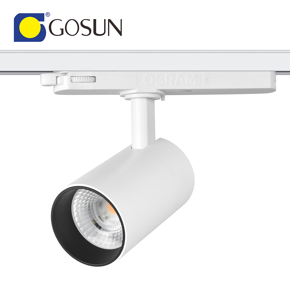 15.8USD GOSUN HIGH LUMEN Anti-glare 3 Phase 20W LED Track Light With 5 Years Warranty