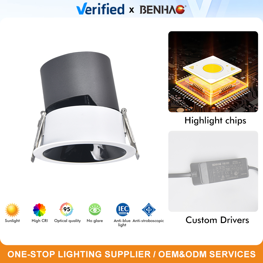 Hot Sale Trimless Recessed Dimmable LED Downlight for Commercial &amp; Residential Projects 10W
