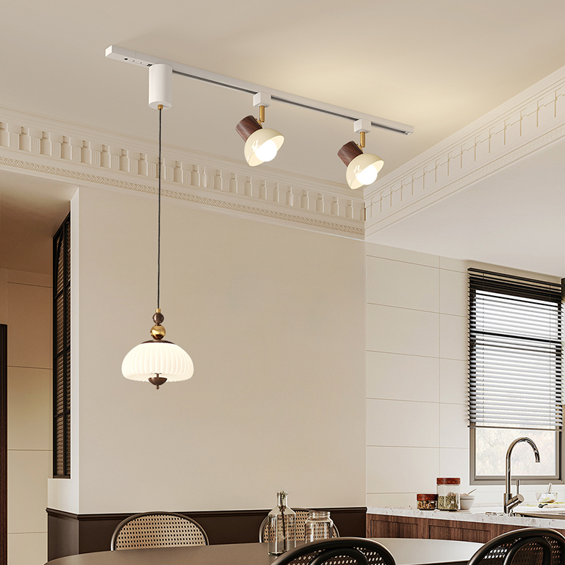 New Chinese Style Design and Decoration LED Light Magnetic System Track Light Linear Rail Pendant Light (ZY-D022)