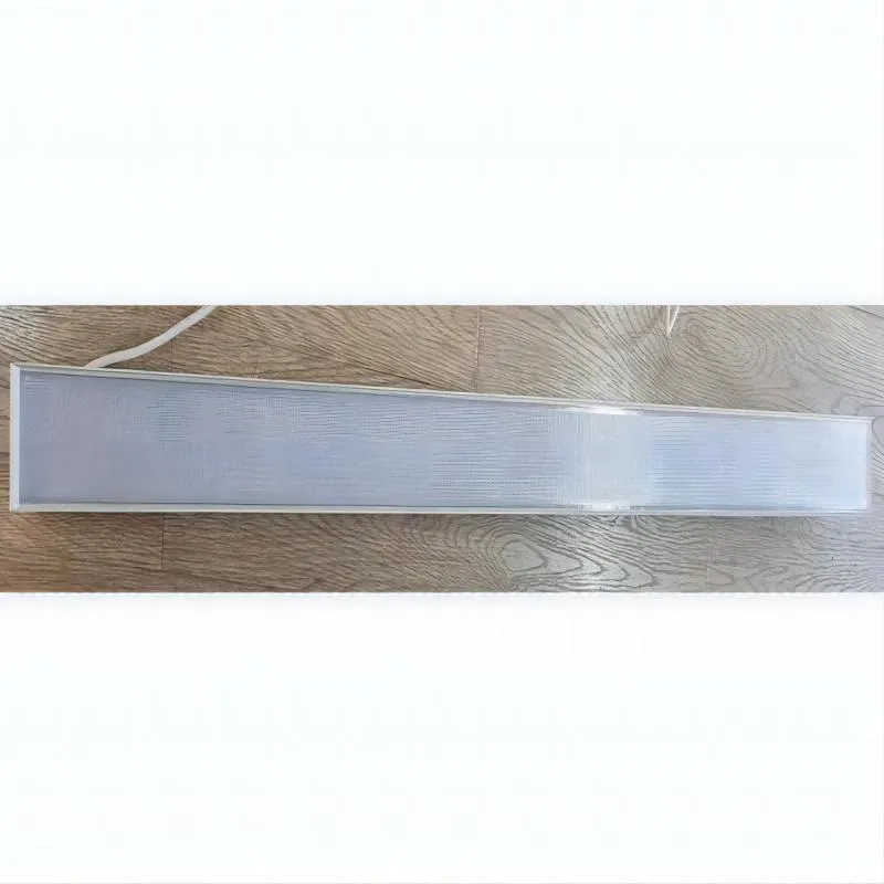 Mounting brackets and end cap details of suspension linear light