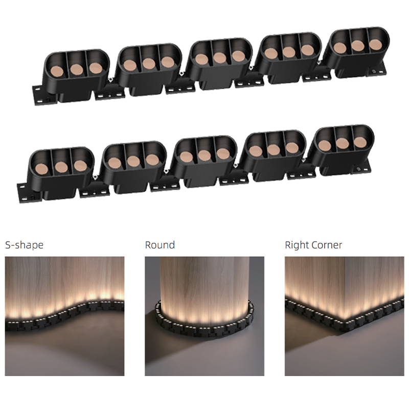 Professional Building Lighting IP65 Waterproof Aluminum LED Wall Washer Light DMX512 RGBW LED Linear Light Strip Outdoor 5-Year