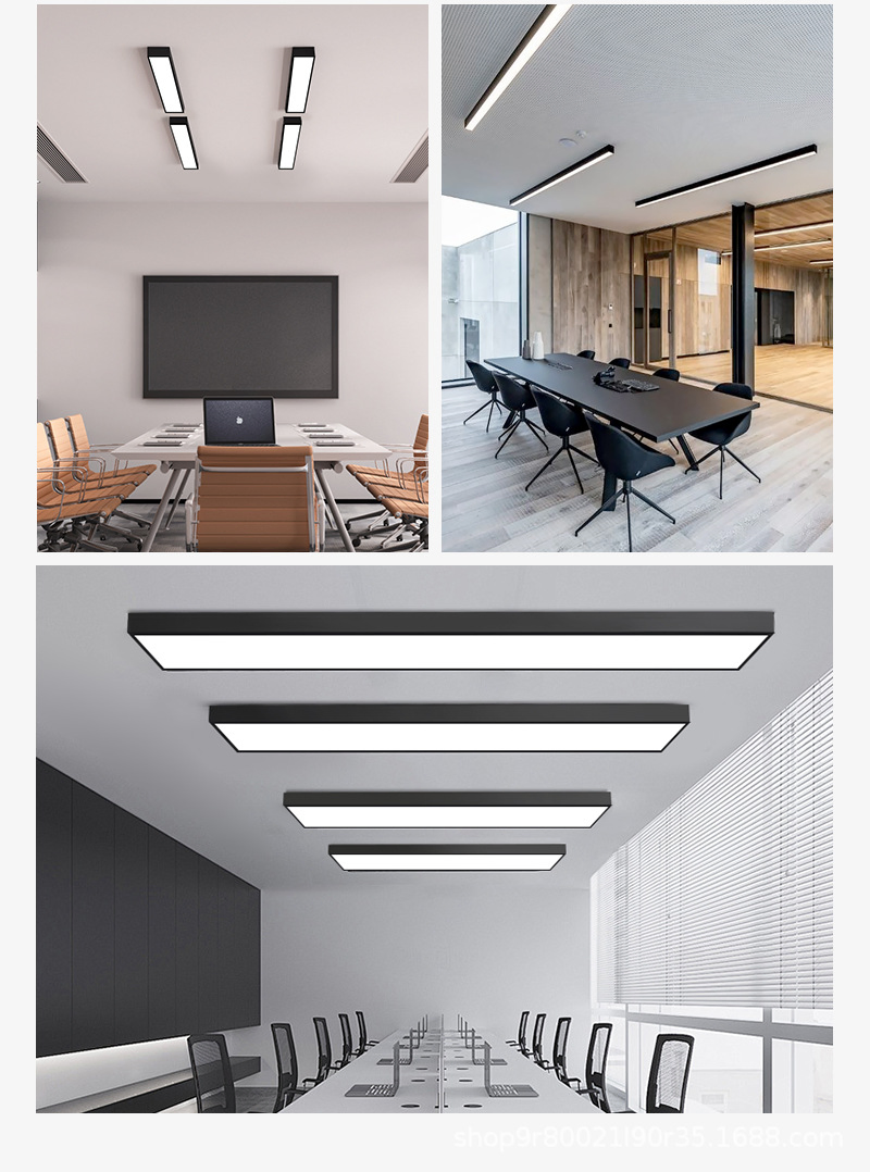 High Quality Office Pendant Lamp Commercial Building LED Linear Ceiling Light