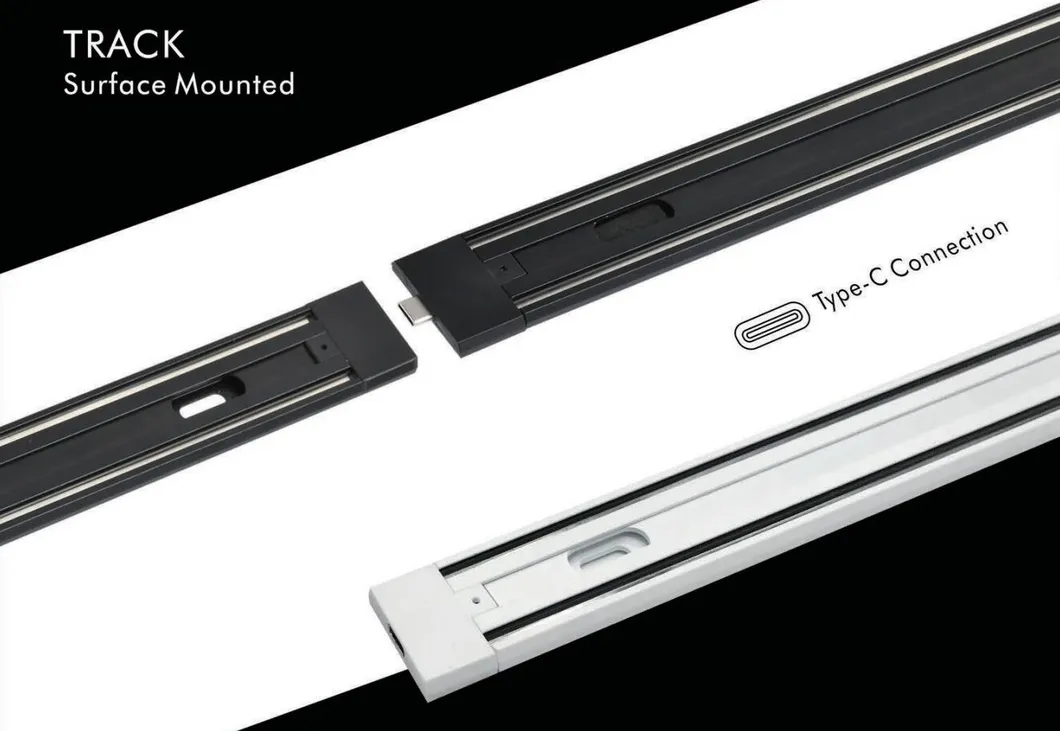 Surface Mounted Magnetic LED Track Light CRI 90 High Quality Linear Lighting LED Ceiling Downlight for Home Office Shop