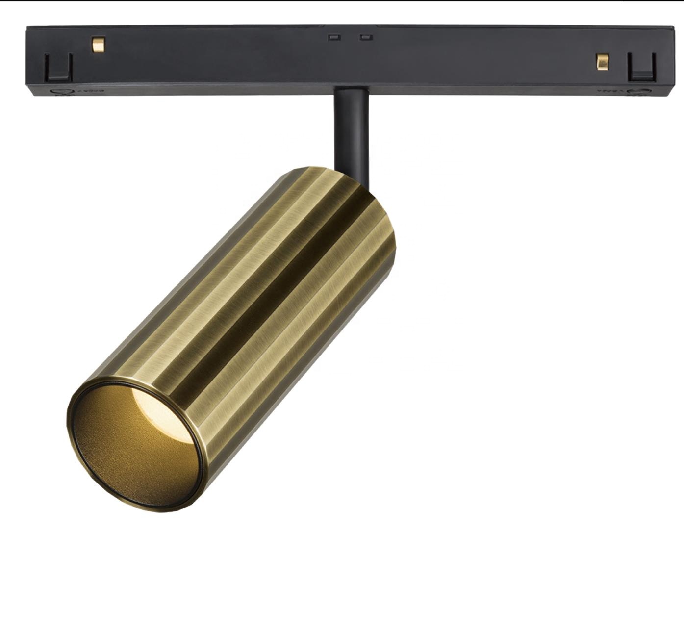 COB Magnetic Smart Dimmable LED Track Light System Aluminum for Indoor Ceiling Dc 48V 8W 12W 15W 25W Body
