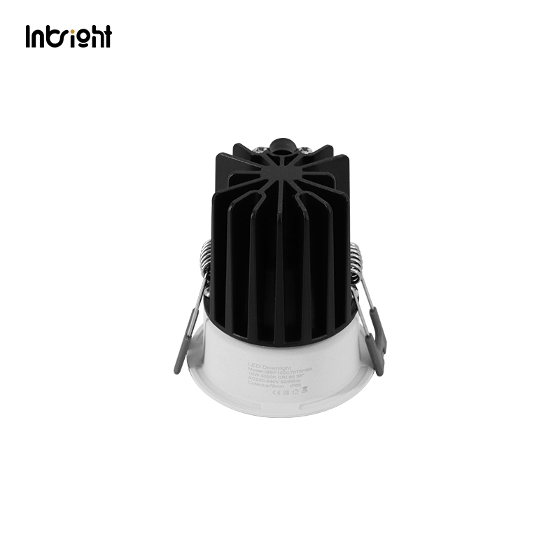 Architectural Luxury Hotel Suite IP65 Waterproof Deep Trim Anti-glare COB LED Downlight