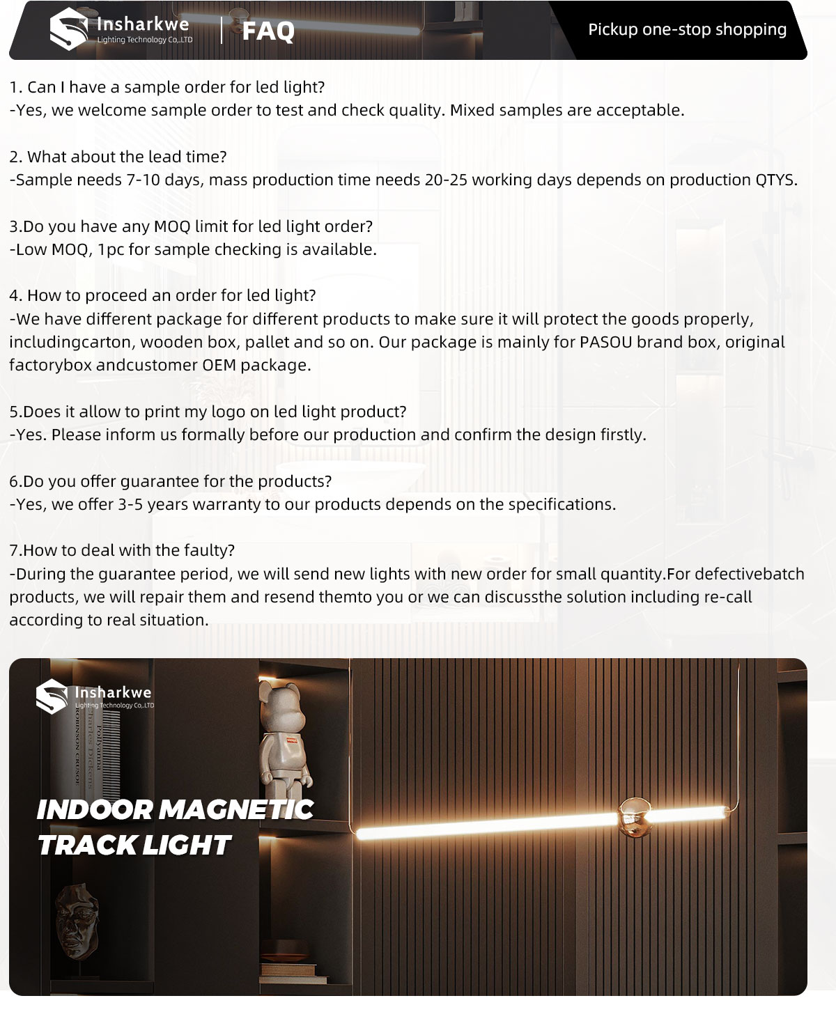 Linear Track Light Rail