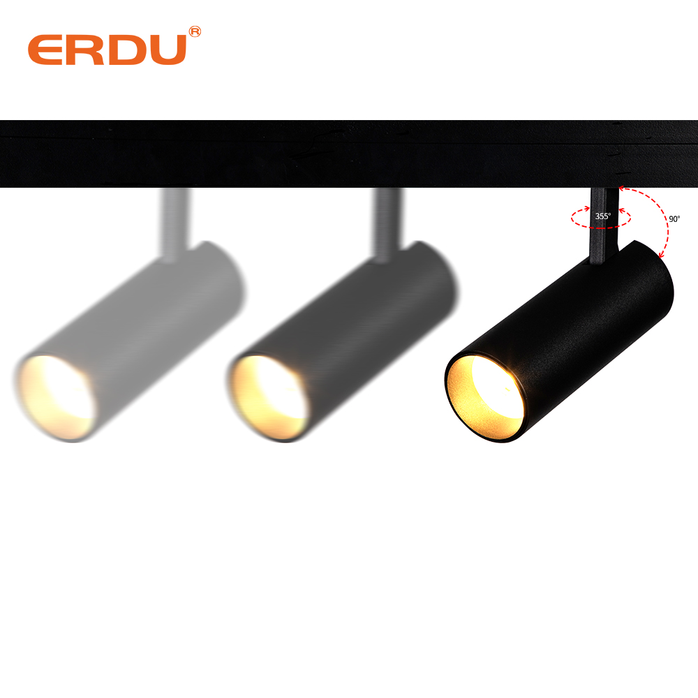 1m 1.5m 2m Smart LED Cob Magnetic Track Rail Lighting System 220V 48V Complete Linear Ceiling Recessed Modern Design Aluminum