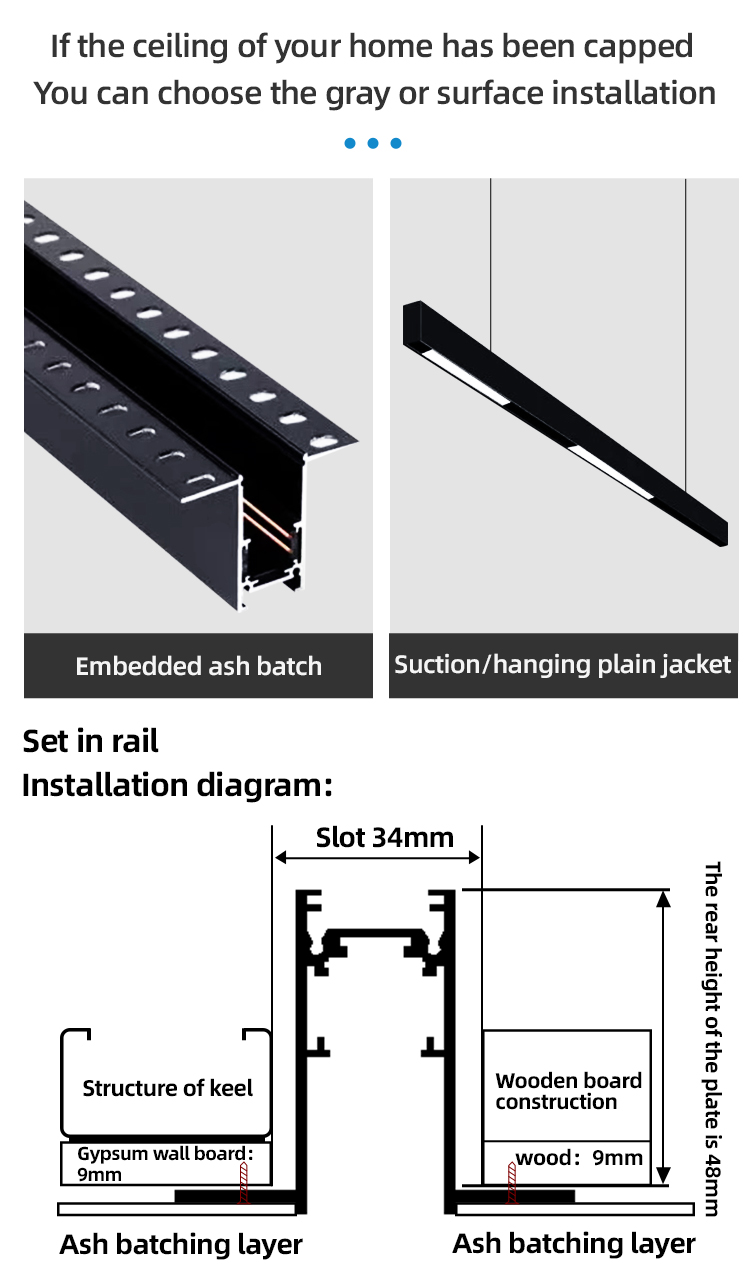 Led Magnetic Track Light Details