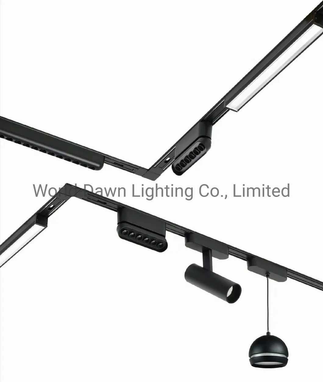 Surface Mounted Magnetic LED Track Light CRI 90 High Quality Linear Lighting LED Ceiling Downlight for Home Office Shop