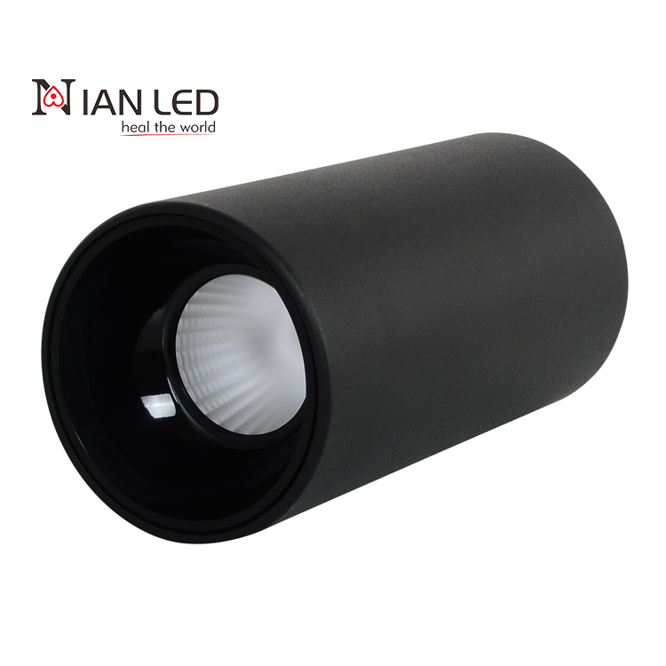 Surface Mounted Slim Aluminum Flat Spot Lights 15W COB LED Anti-Glare Down Light with IP44 High CRI 90 Dimmable for Bedroom