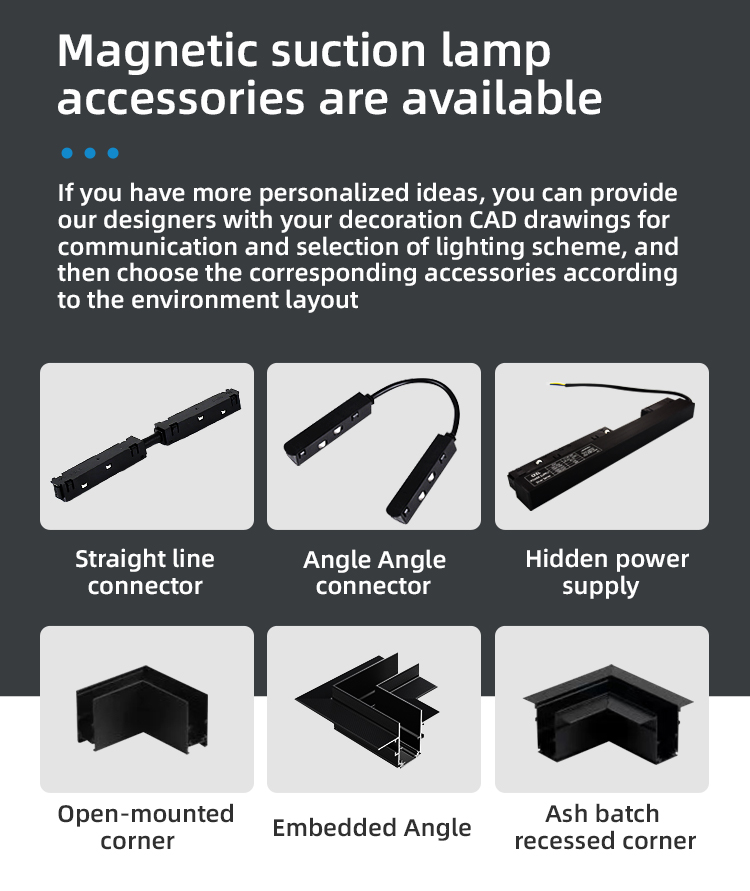 Led Magnetic Track Light Details