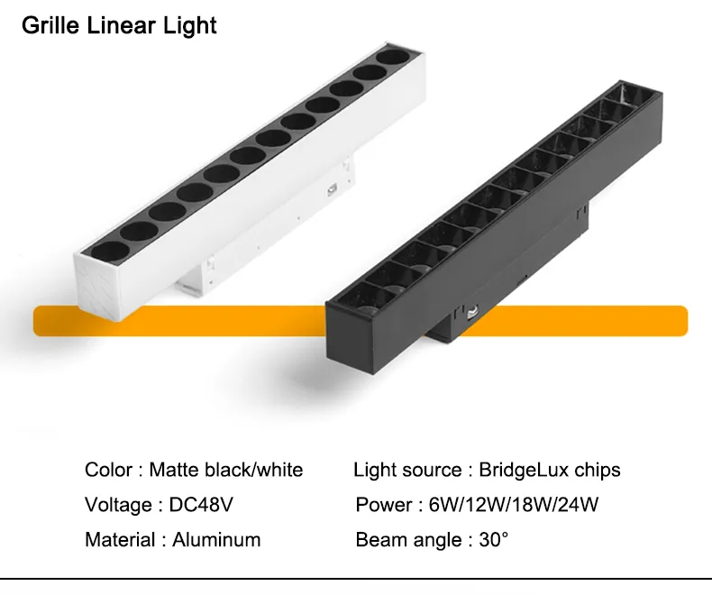 Magnetic LED Track Light