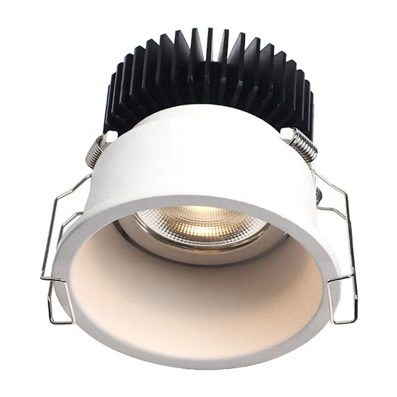 7w 9w 15w Ceiling Hotel Commercial Led Adjustable Recessed Cob Deep Anti-glare 75mm 95mm Cutout Downlight
