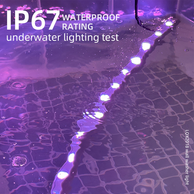 Lqx2018 24v Dc 24w Neon Strip Light Wall Washer Led Wall Washer Light Outdoor for Architectural Building Facade Mall Decorative