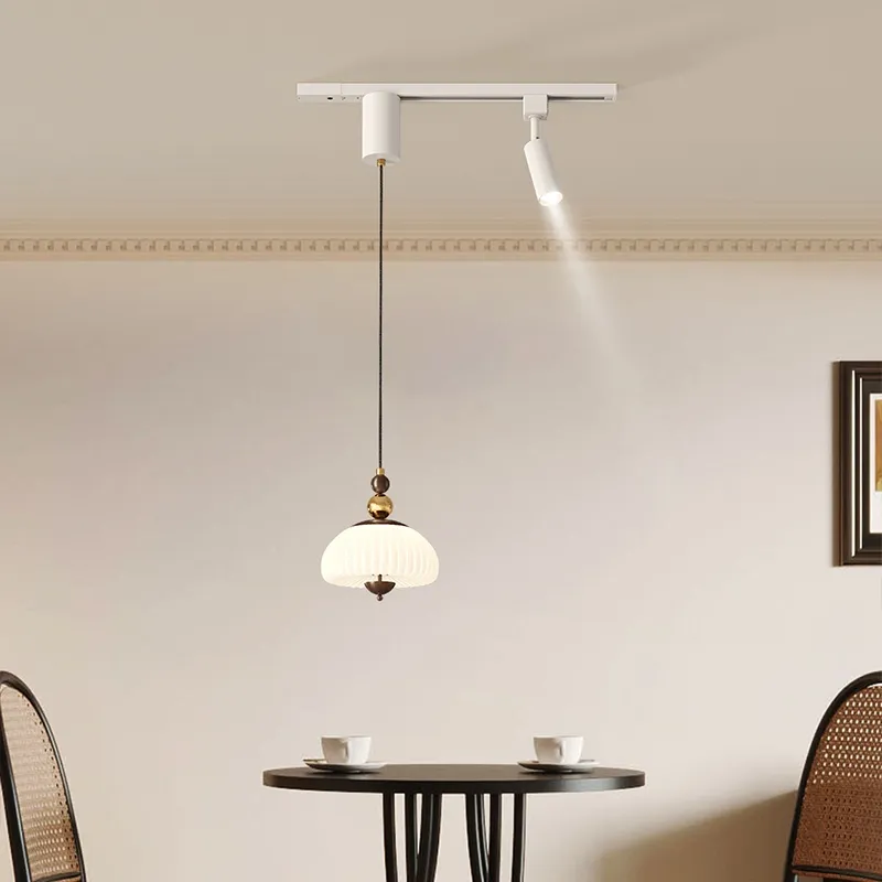 New Chinese Style Design and Decoration LED Light Magnetic System Track Light Linear Rail Pendant Light (ZY-D022)