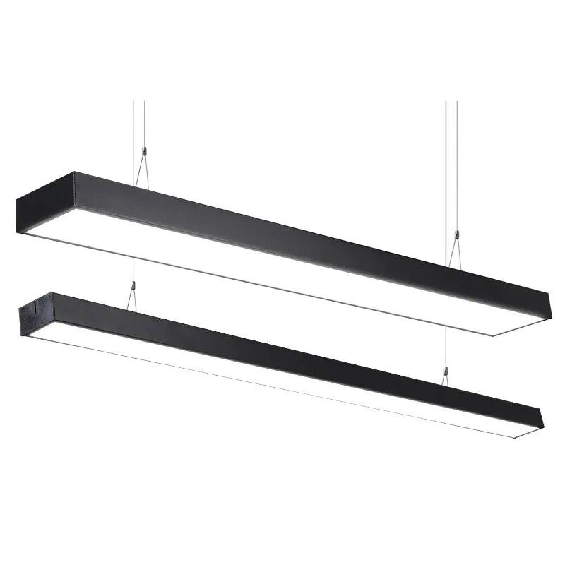 Mounted Pendant Hanging Line IP65 Waterproof Lamp 2FT 4FT Office Commercial LED Linear Light