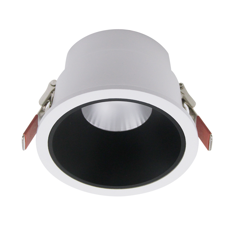 Aluminum Shell Embedded LED Downlights Indoor Commercial Anti-Glare Core Spotlights for Deep Lighting