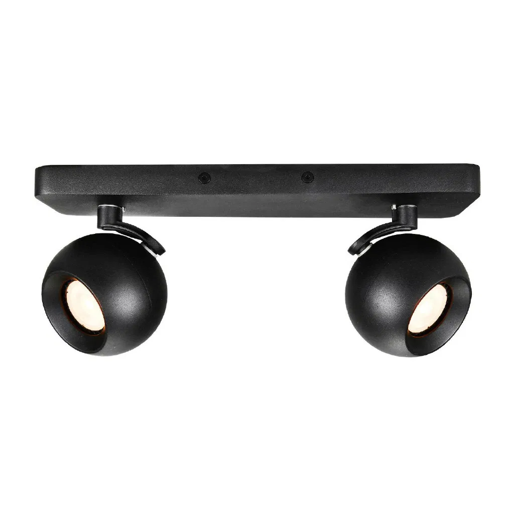 Track Wall Lamp Modern Decorative GU10 Fixture Aluminum Black White Adjustable Indoor Surface Mounted Ceiling Spot Light