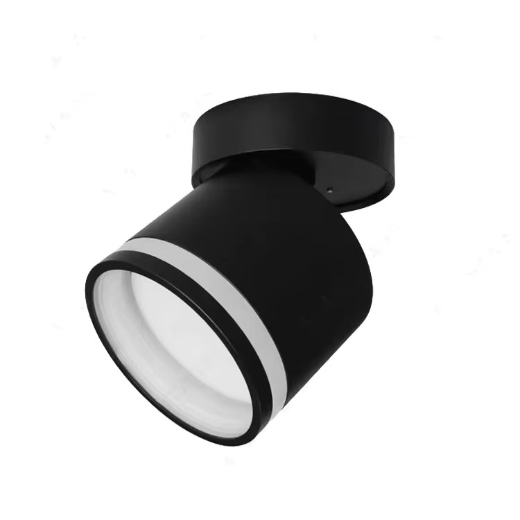 Adjustable Round COB LED Ceiling Track Spotlight for Modern Lighting