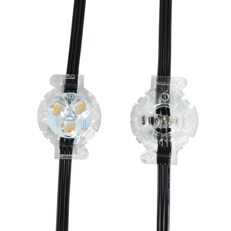 SHIJI Permanent Track Lighting RGBW LED Light Outdoor Changeable LED Light Strings Waterproof Rgb Led Pixel Point Light