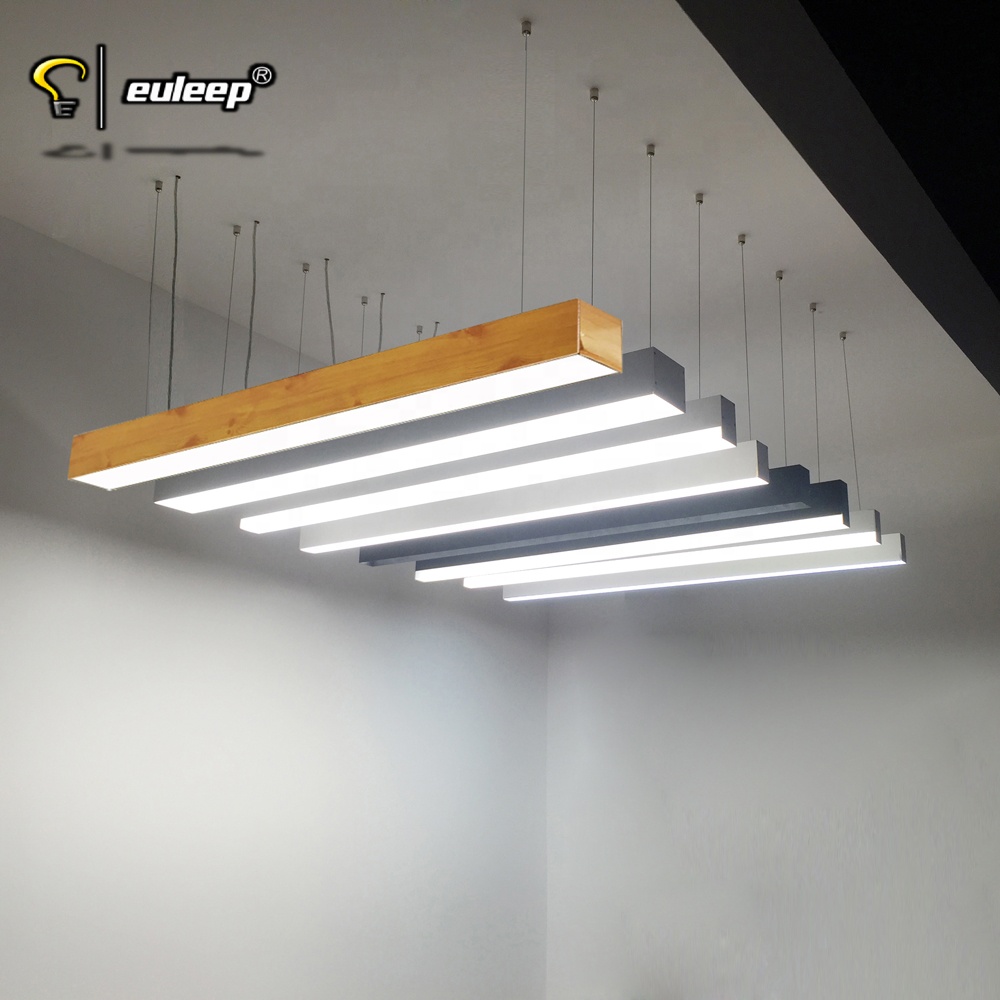Office Lighting Line Lamp Strip Lamp Commercial Hanging Linear Light for Indoor Building Ceiling Architectural Linear Lighting