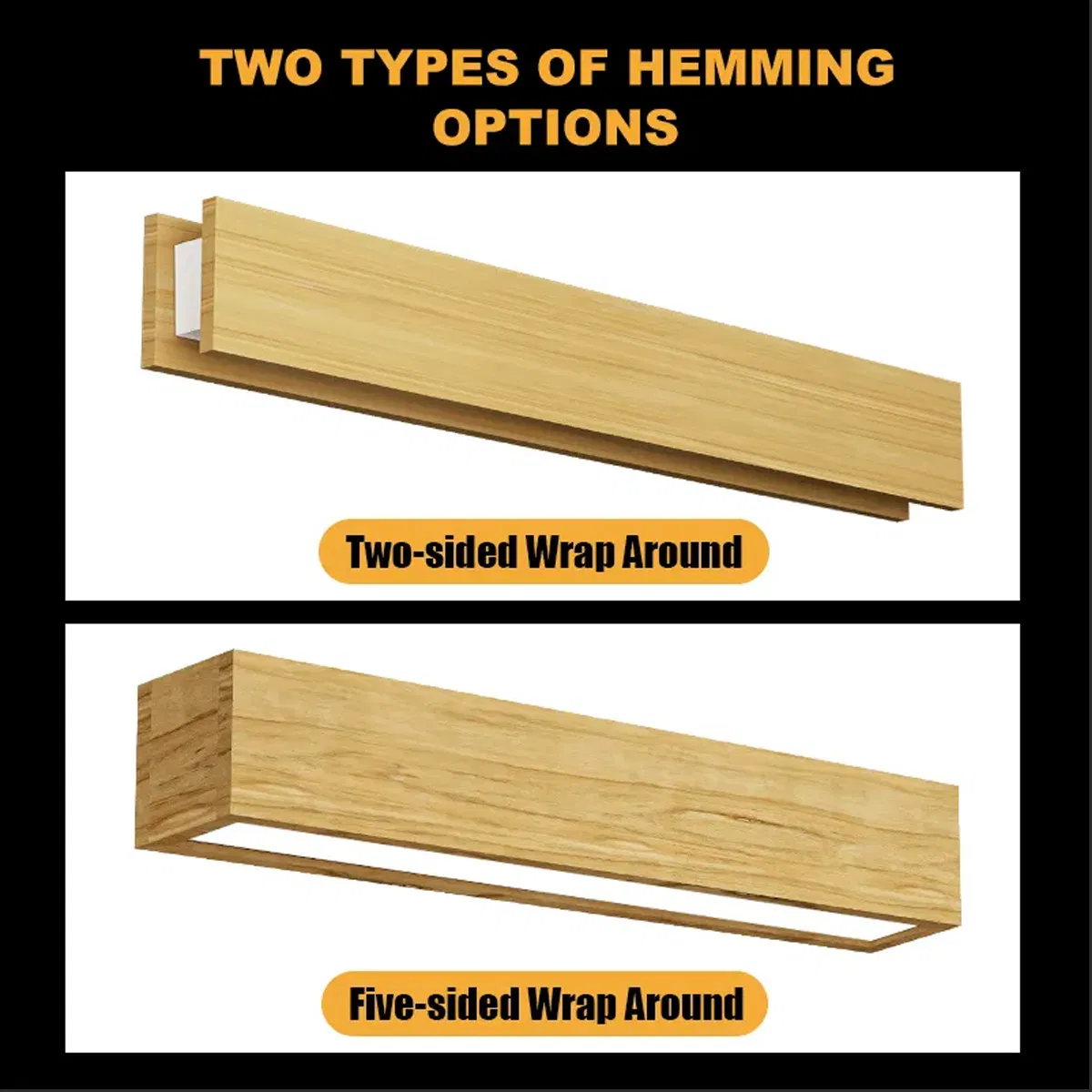 40W Suspended Fixture Wooden Pendant Lighting Commercial Office Chandelier Linear Light