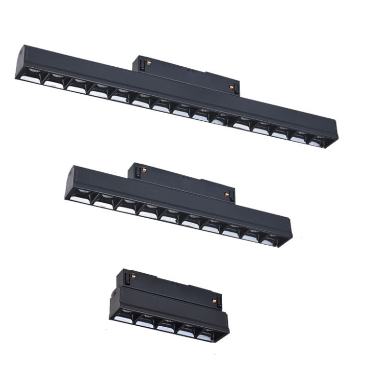 Smart 48V Magnetic LED Linear Track Spot Lighting System Magnetic Magnet Rail LED Lamp Magnetic Track Light