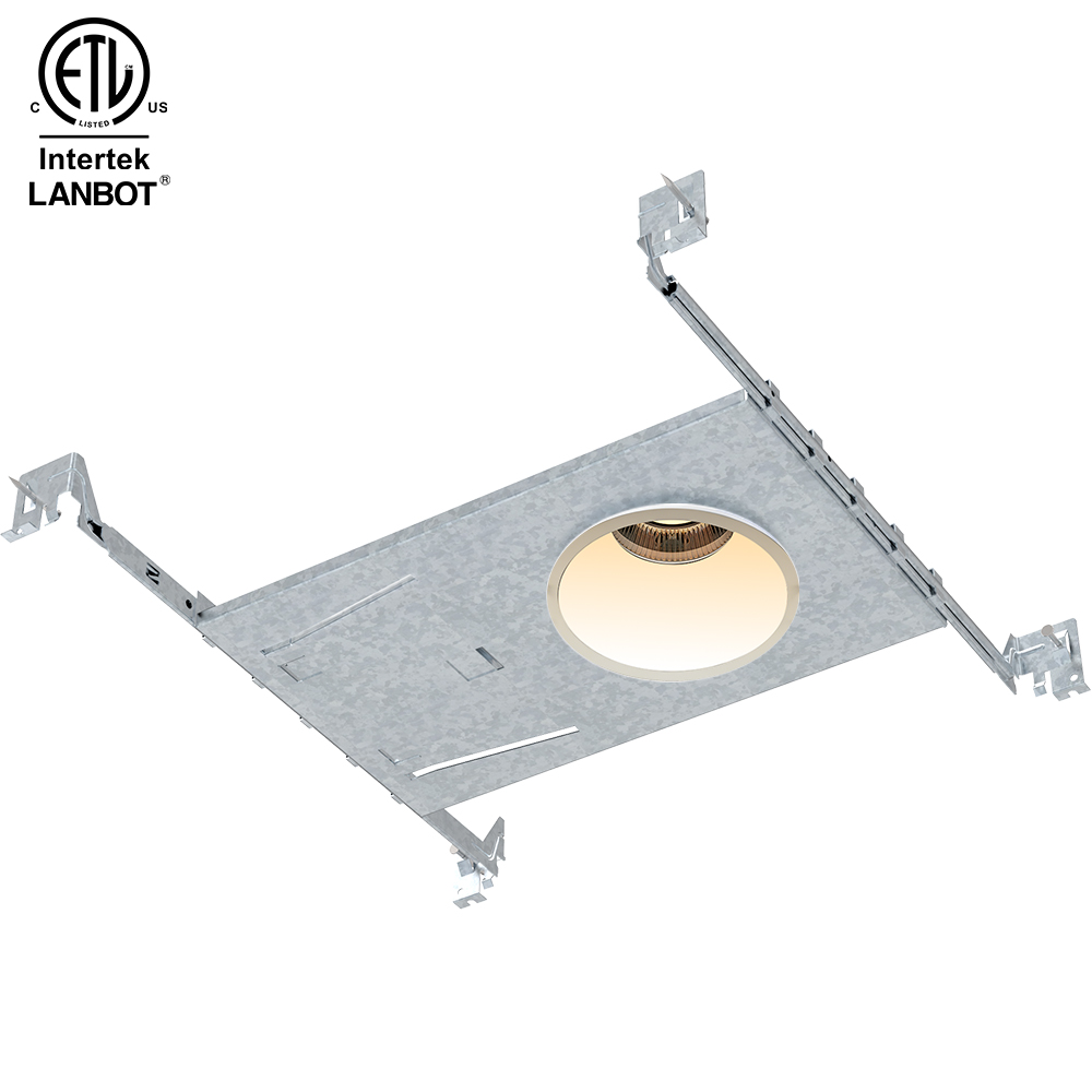 Lanbot ETL 3 Inch Deep Baffle 5CCT/Dim to Warm/Tunable White LED Downlight, Anti-Glare 120V Recessed Downlight