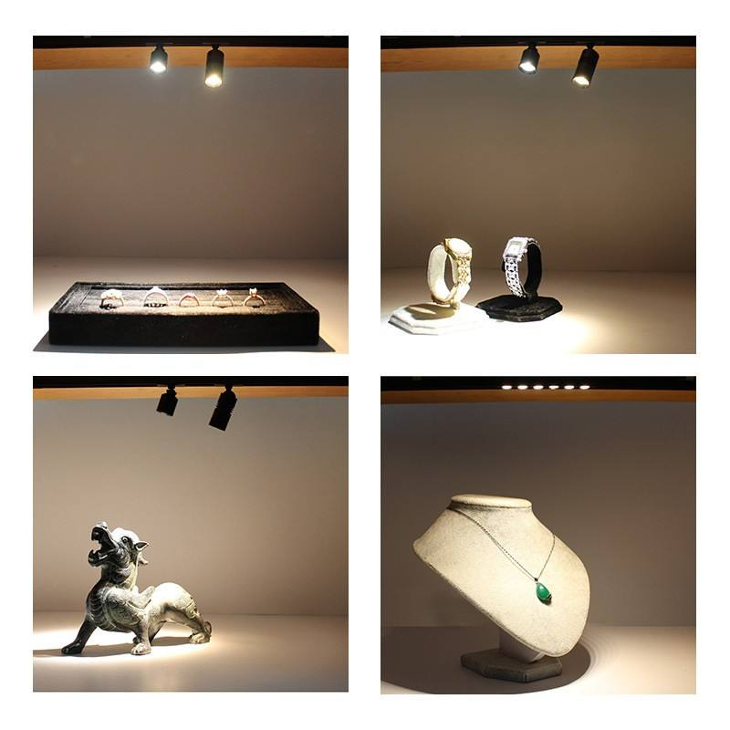 Adjustable Focus Mini Magnetic Track Spotlight