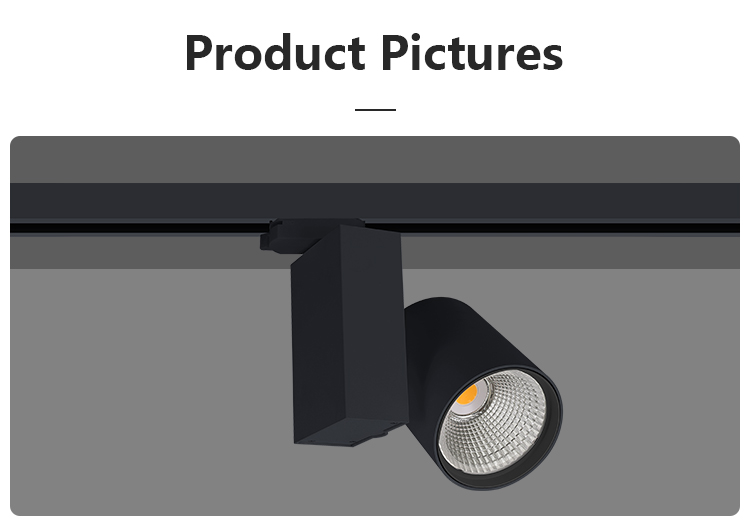 LED track spotlight view 2
