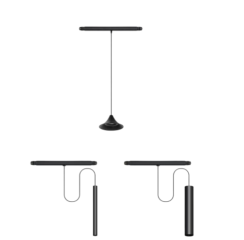 48V Super Slim Surface Magnet Track Linear Ceiling Pendant Lamp LED Magnetic Track Light