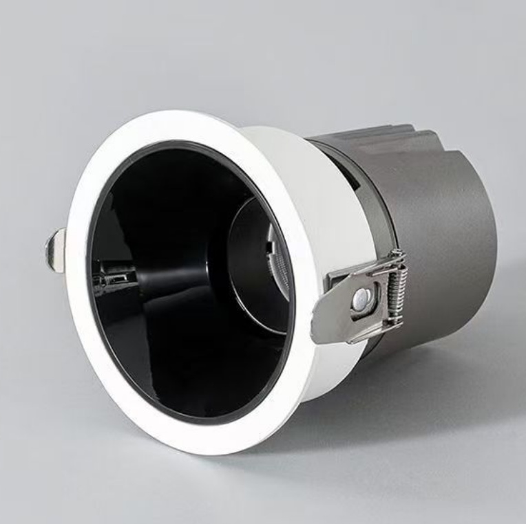 Recessed COB LED Anti-Glare Downlight Deep Cup Black Baffle 7W 12W 15W Adjustable Ceiling Spotlight High CRI 95+ 3-Year Warranty