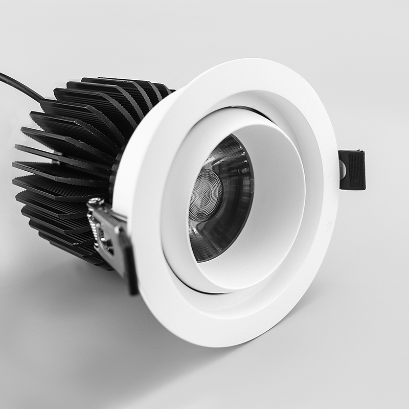LED COB Frameless Ceiling Spotlight 30W High CRI Embedded Spot Light