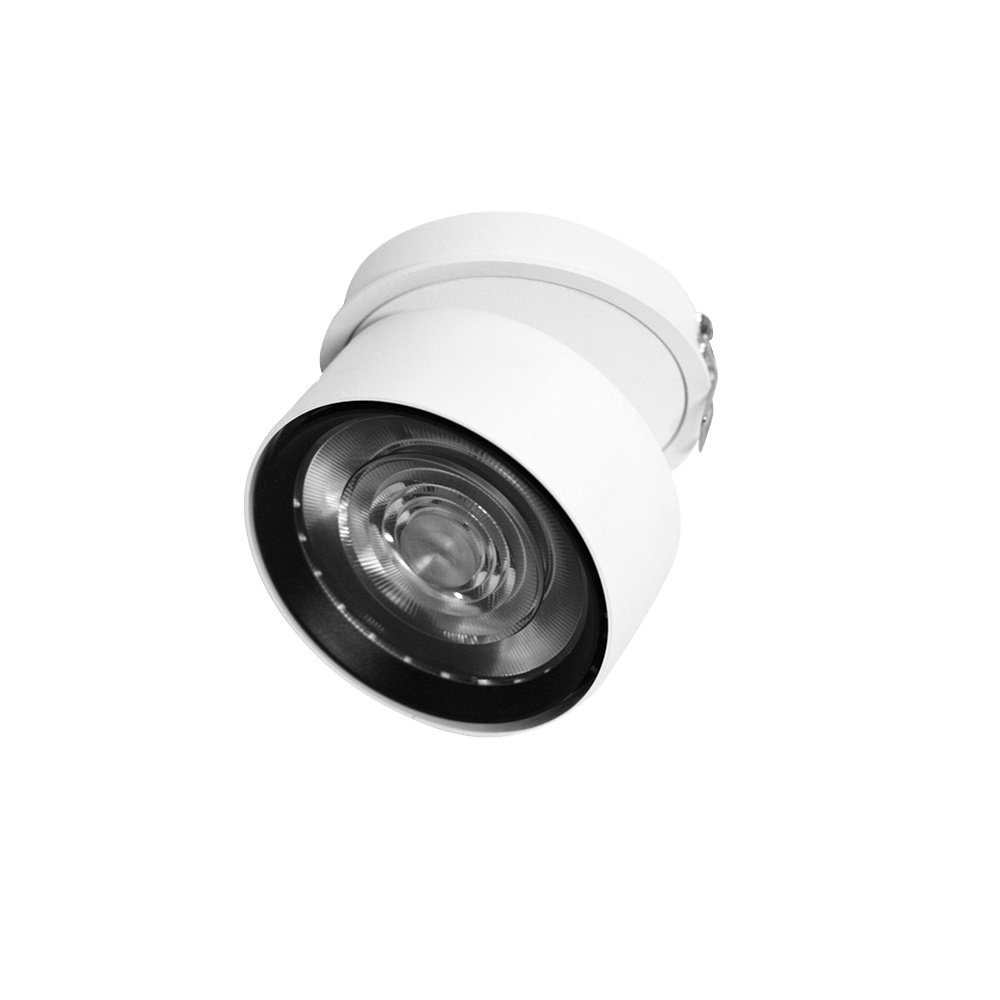 Smart Dimmable LED Track Lights 15W Recessed Ceiling Spotlight with Aluminum Construction Modern Design for Shop