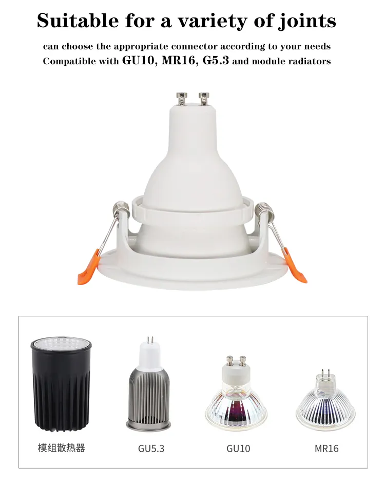LED Downlight Trimless Recessed Down Light for Hotel Downlights