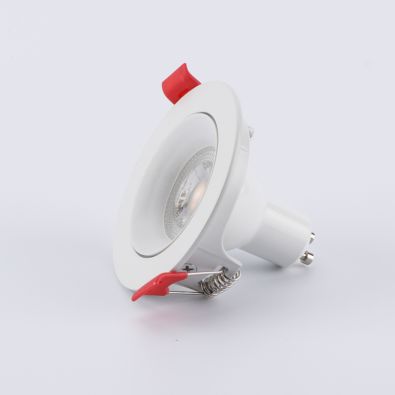 LED Recessed Trimless Adjustable Aluminum GU10 Downlight Module 7W Anti-Glare Dimmable
