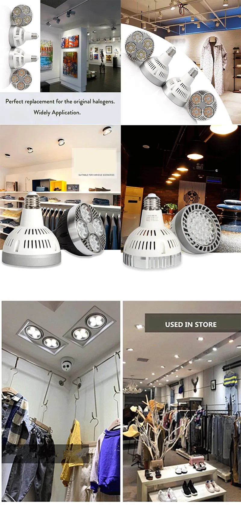 LED PAR30 Spotlight Features