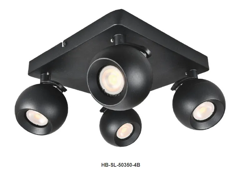 Track Wall Lamp Modern Decorative GU10 Fixture Aluminum Black White Adjustable Indoor Surface Mounted Ceiling Spot Light