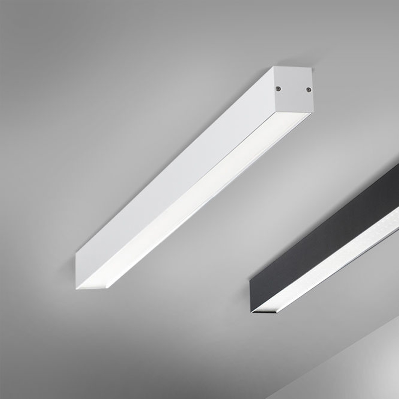 Alite Modern Office Dimmable LED Linear Lighting 600mm 1200mm 1800mm 2400mm 20W-80W Silver White Black IP44 3/5-Year Warranty