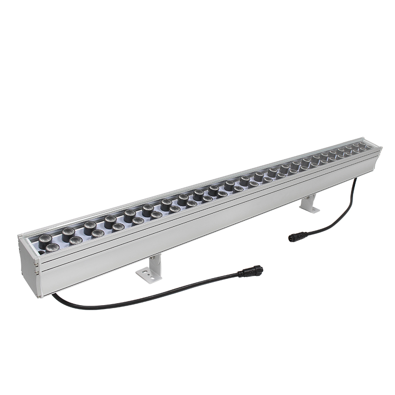 Outdoor IP65 Full Color Linear LED Wall Washer Light 220V DMX512 RGBW 4in1 Waterproof Wall Washers