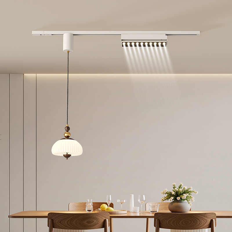 New Chinese Style Design and Decoration LED Light Magnetic System Track Light Linear Rail Pendant Light (ZY-D022)